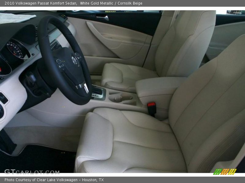 White Gold Metallic / Cornsilk Beige 2010 Volkswagen Passat Komfort Sedan