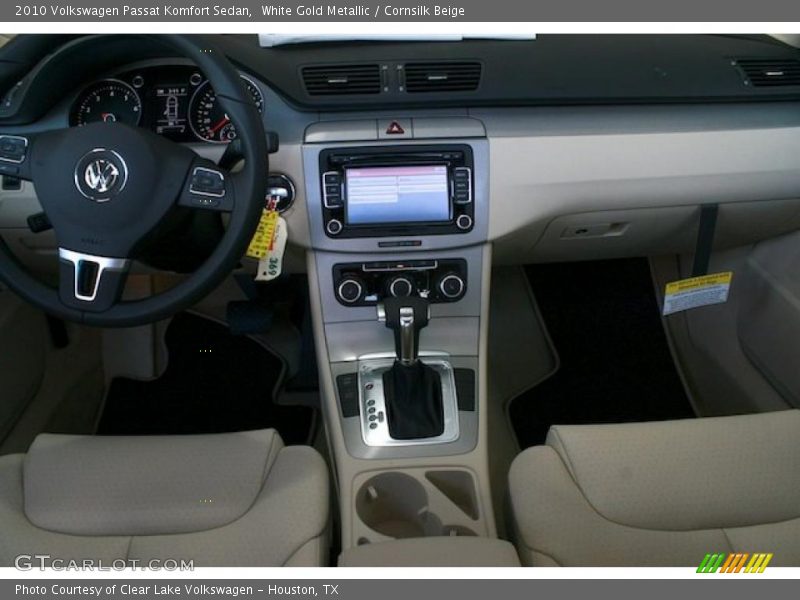 White Gold Metallic / Cornsilk Beige 2010 Volkswagen Passat Komfort Sedan