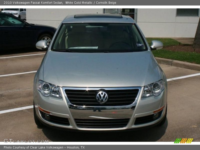 White Gold Metallic / Cornsilk Beige 2010 Volkswagen Passat Komfort Sedan