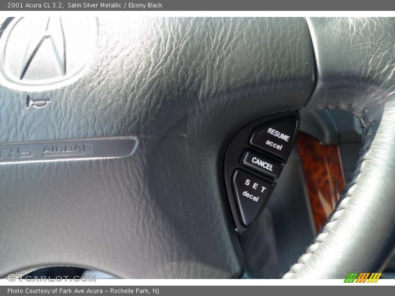 Satin Silver Metallic / Ebony Black 2001 Acura CL 3.2