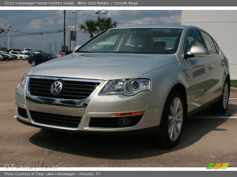 White Gold Metallic / Cornsilk Beige 2010 Volkswagen Passat Komfort Sedan