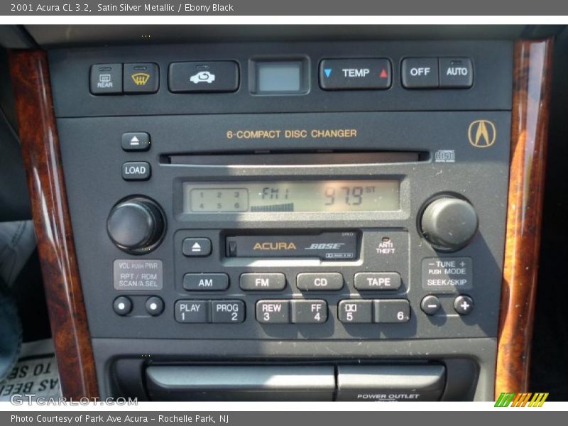 Satin Silver Metallic / Ebony Black 2001 Acura CL 3.2