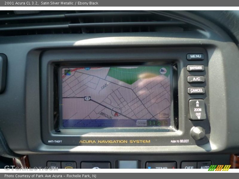 Satin Silver Metallic / Ebony Black 2001 Acura CL 3.2