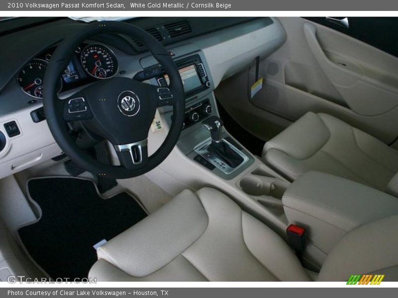 White Gold Metallic / Cornsilk Beige 2010 Volkswagen Passat Komfort Sedan