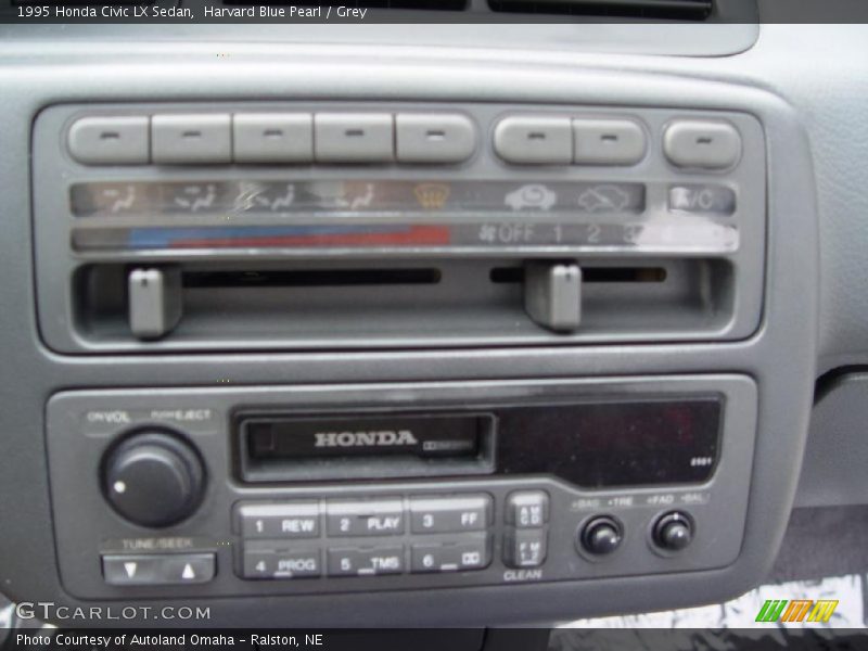 Harvard Blue Pearl / Grey 1995 Honda Civic LX Sedan