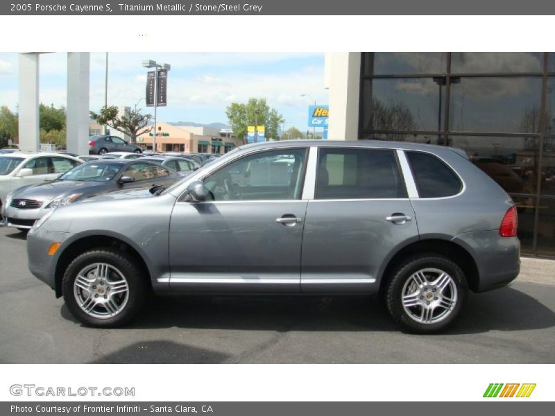 Titanium Metallic / Stone/Steel Grey 2005 Porsche Cayenne S