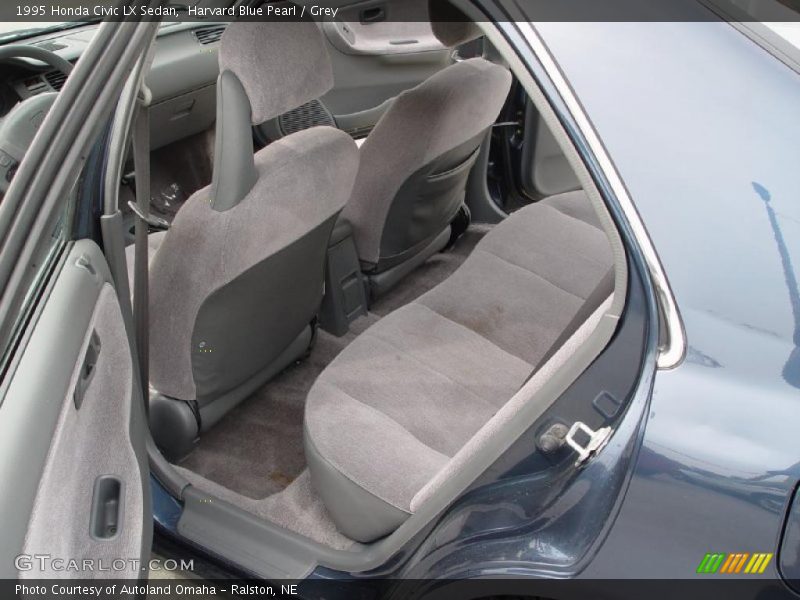 Harvard Blue Pearl / Grey 1995 Honda Civic LX Sedan