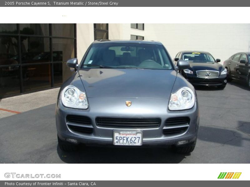 Titanium Metallic / Stone/Steel Grey 2005 Porsche Cayenne S