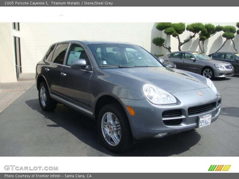 Titanium Metallic / Stone/Steel Grey 2005 Porsche Cayenne S