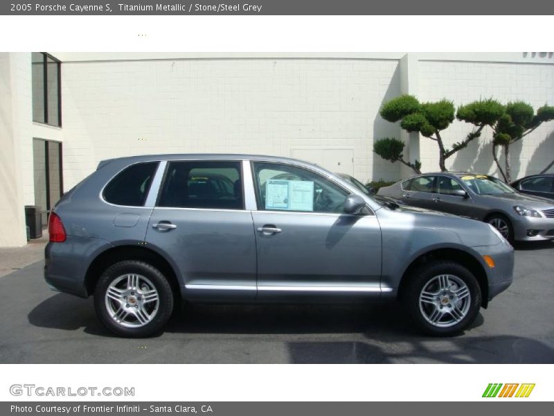 Titanium Metallic / Stone/Steel Grey 2005 Porsche Cayenne S