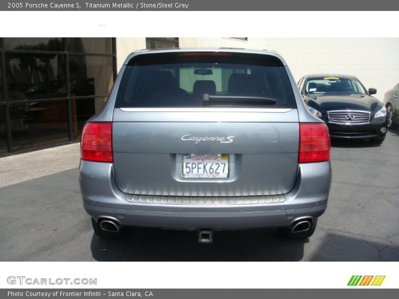Titanium Metallic / Stone/Steel Grey 2005 Porsche Cayenne S