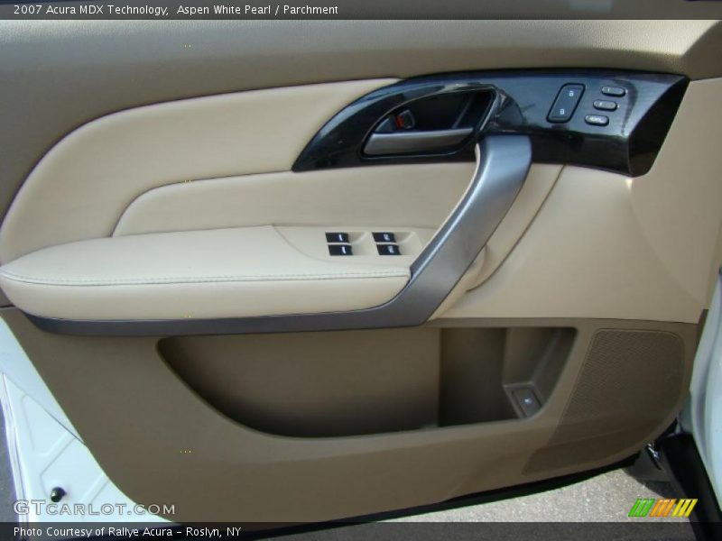 Aspen White Pearl / Parchment 2007 Acura MDX Technology