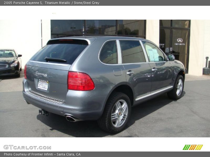 Titanium Metallic / Stone/Steel Grey 2005 Porsche Cayenne S