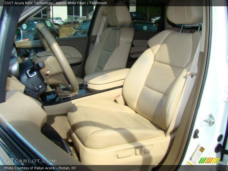 Aspen White Pearl / Parchment 2007 Acura MDX Technology