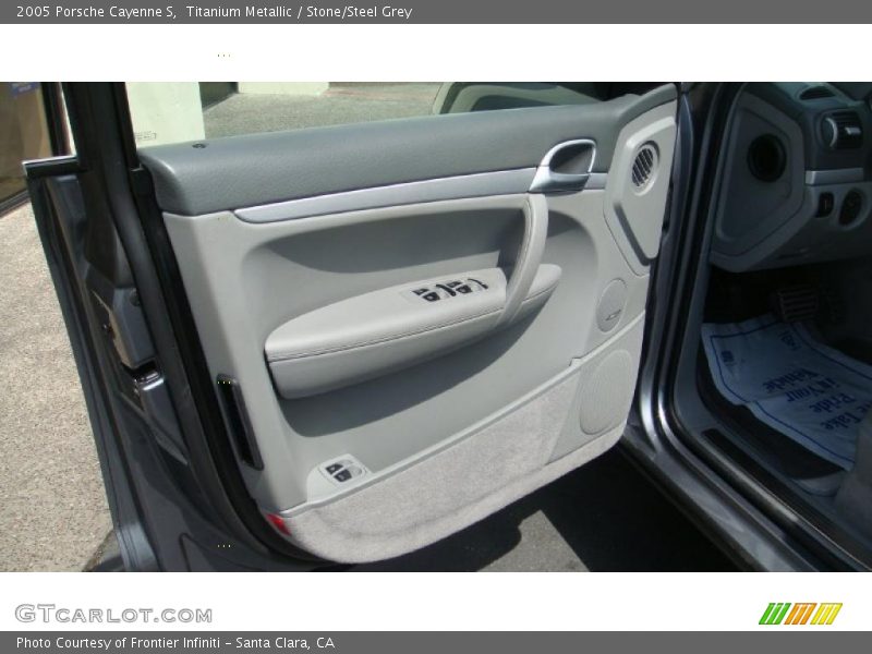 Titanium Metallic / Stone/Steel Grey 2005 Porsche Cayenne S