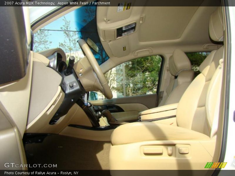 Aspen White Pearl / Parchment 2007 Acura MDX Technology