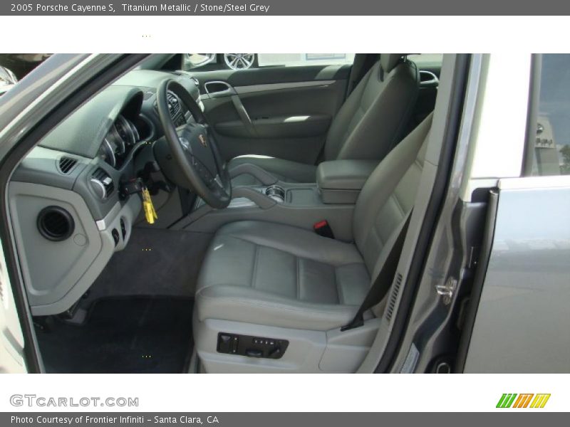 Titanium Metallic / Stone/Steel Grey 2005 Porsche Cayenne S