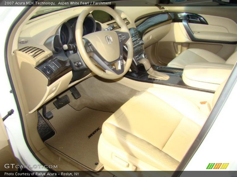 Aspen White Pearl / Parchment 2007 Acura MDX Technology