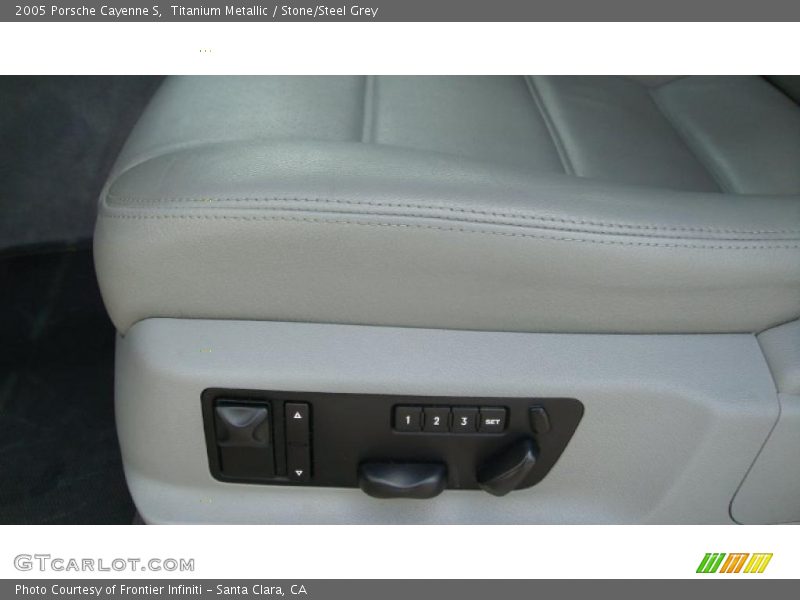Titanium Metallic / Stone/Steel Grey 2005 Porsche Cayenne S