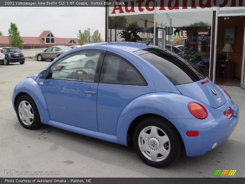 Vortex Blue / Black 2001 Volkswagen New Beetle GLS 1.8T Coupe