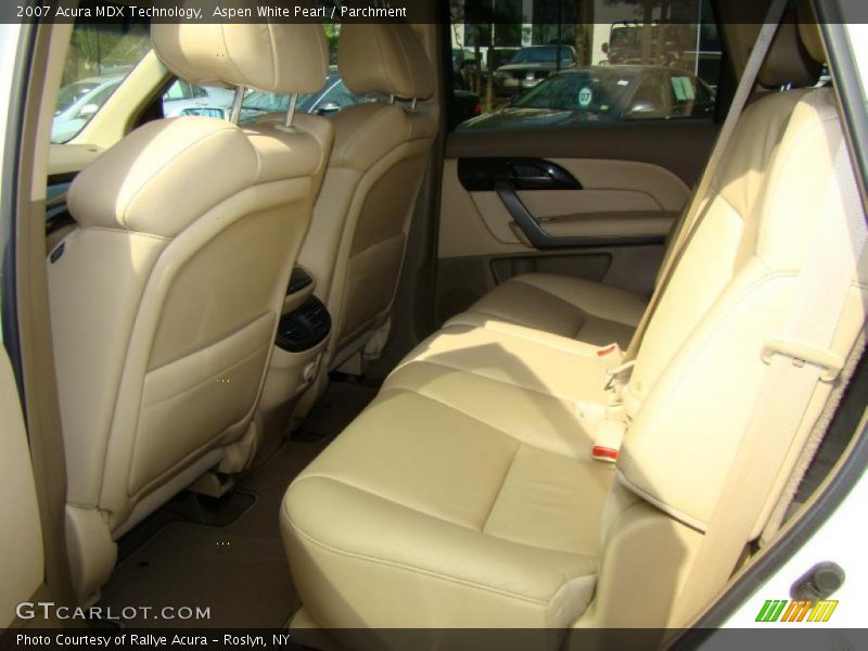Aspen White Pearl / Parchment 2007 Acura MDX Technology