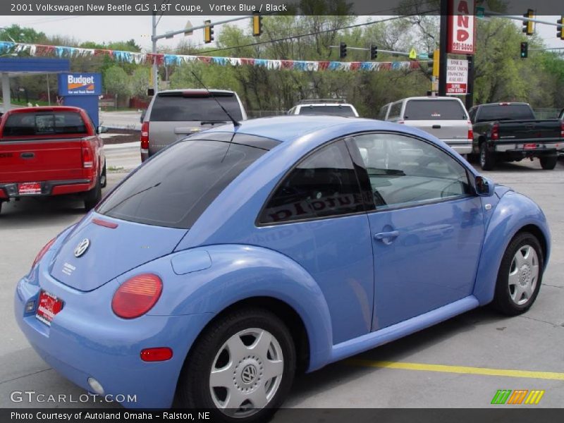 Vortex Blue / Black 2001 Volkswagen New Beetle GLS 1.8T Coupe