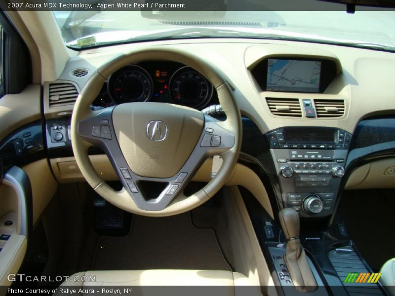 Aspen White Pearl / Parchment 2007 Acura MDX Technology