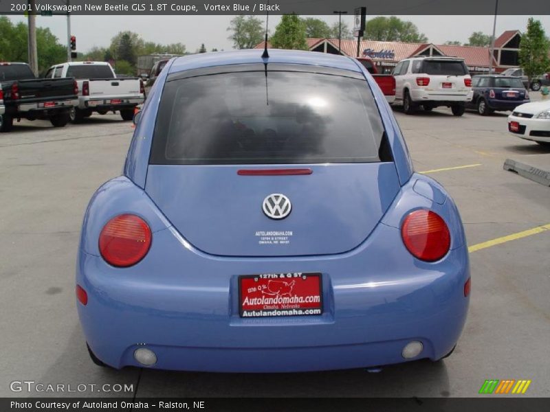 Vortex Blue / Black 2001 Volkswagen New Beetle GLS 1.8T Coupe
