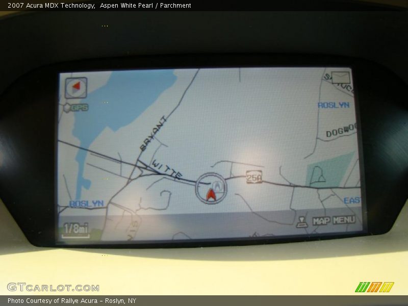 Aspen White Pearl / Parchment 2007 Acura MDX Technology