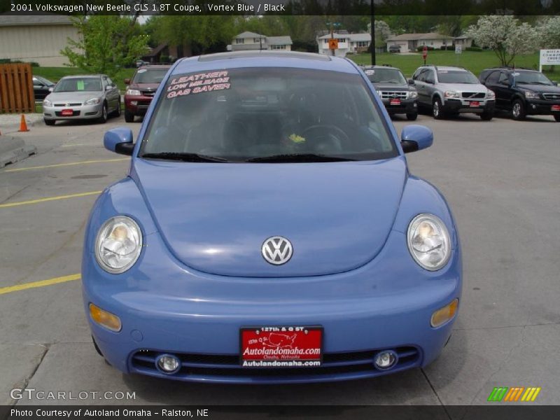 Vortex Blue / Black 2001 Volkswagen New Beetle GLS 1.8T Coupe