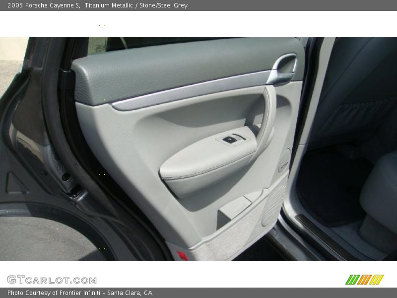 Titanium Metallic / Stone/Steel Grey 2005 Porsche Cayenne S