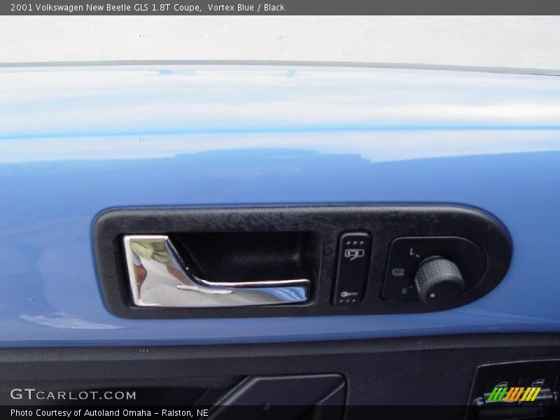 Vortex Blue / Black 2001 Volkswagen New Beetle GLS 1.8T Coupe