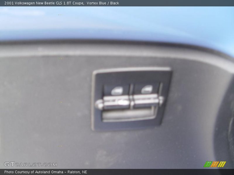 Vortex Blue / Black 2001 Volkswagen New Beetle GLS 1.8T Coupe