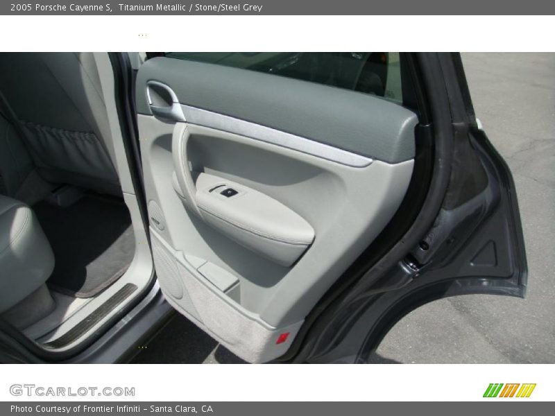 Titanium Metallic / Stone/Steel Grey 2005 Porsche Cayenne S