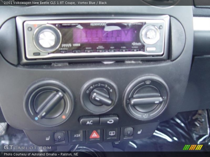 Vortex Blue / Black 2001 Volkswagen New Beetle GLS 1.8T Coupe