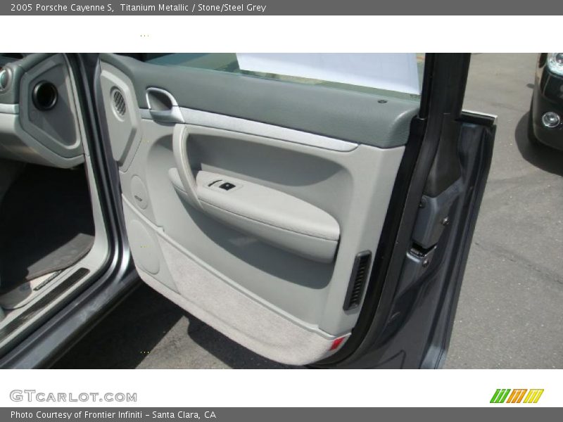 Titanium Metallic / Stone/Steel Grey 2005 Porsche Cayenne S