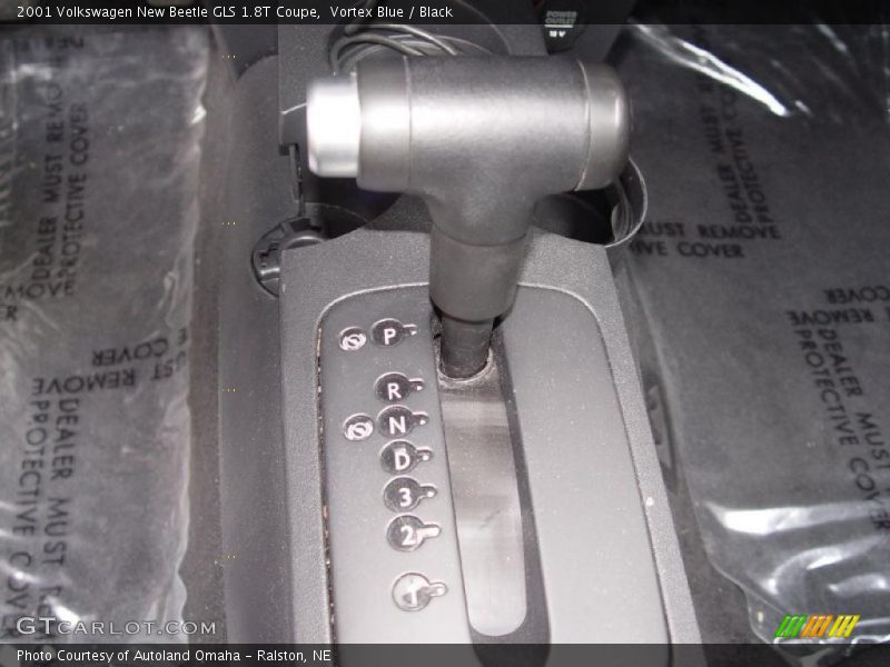 Vortex Blue / Black 2001 Volkswagen New Beetle GLS 1.8T Coupe