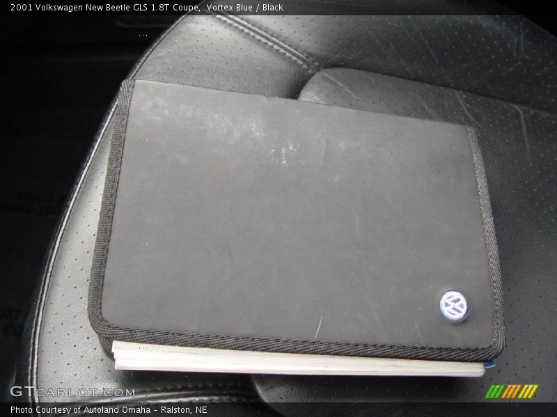 Vortex Blue / Black 2001 Volkswagen New Beetle GLS 1.8T Coupe