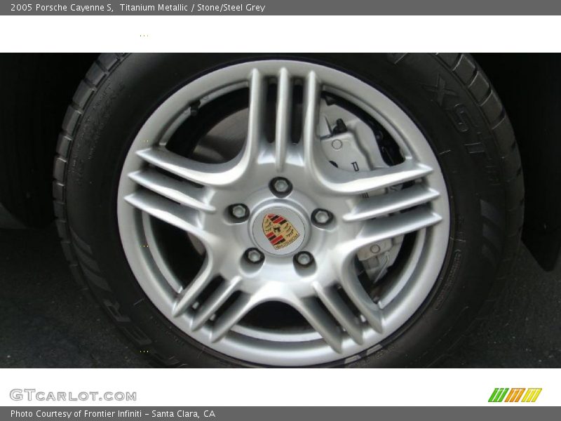 Titanium Metallic / Stone/Steel Grey 2005 Porsche Cayenne S