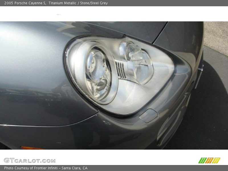 Titanium Metallic / Stone/Steel Grey 2005 Porsche Cayenne S