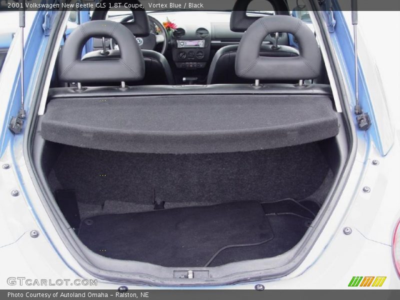 Vortex Blue / Black 2001 Volkswagen New Beetle GLS 1.8T Coupe