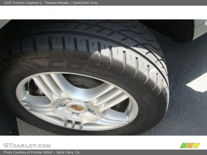 Titanium Metallic / Stone/Steel Grey 2005 Porsche Cayenne S