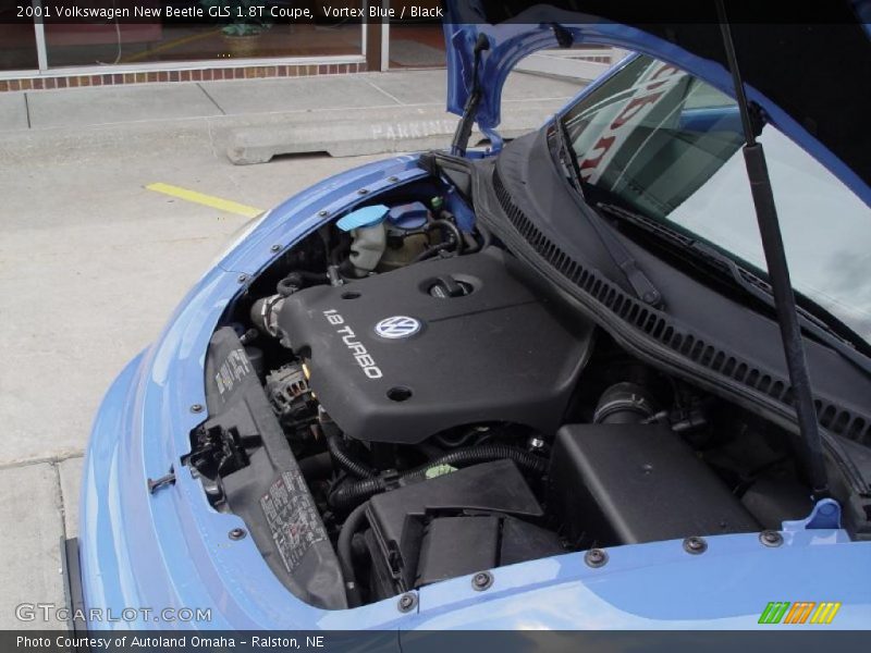 Vortex Blue / Black 2001 Volkswagen New Beetle GLS 1.8T Coupe