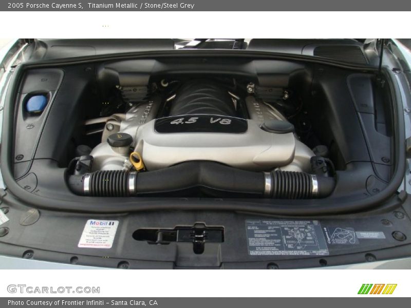 Titanium Metallic / Stone/Steel Grey 2005 Porsche Cayenne S
