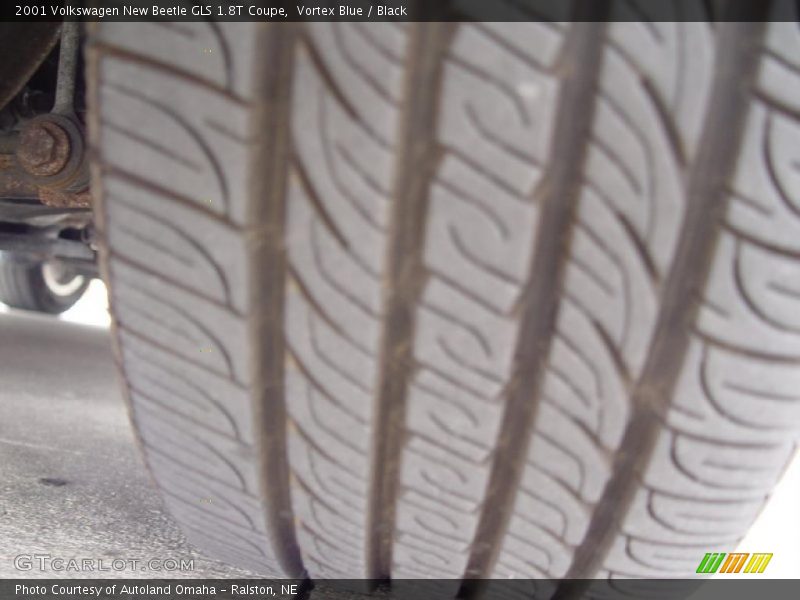 Vortex Blue / Black 2001 Volkswagen New Beetle GLS 1.8T Coupe