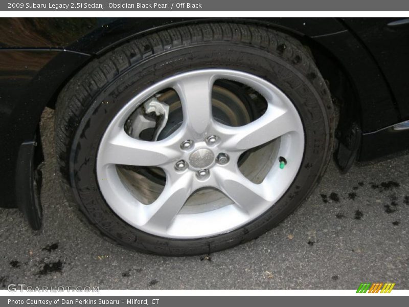 Obsidian Black Pearl / Off Black 2009 Subaru Legacy 2.5i Sedan