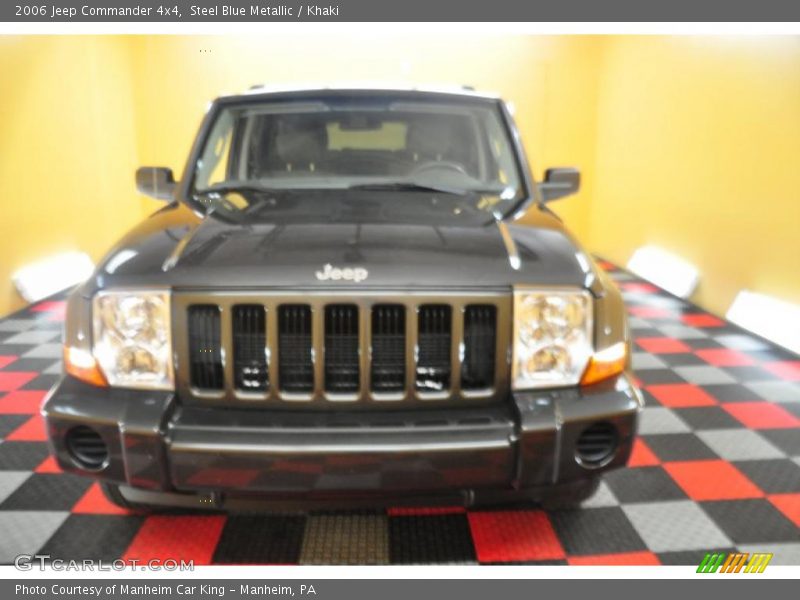 Steel Blue Metallic / Khaki 2006 Jeep Commander 4x4