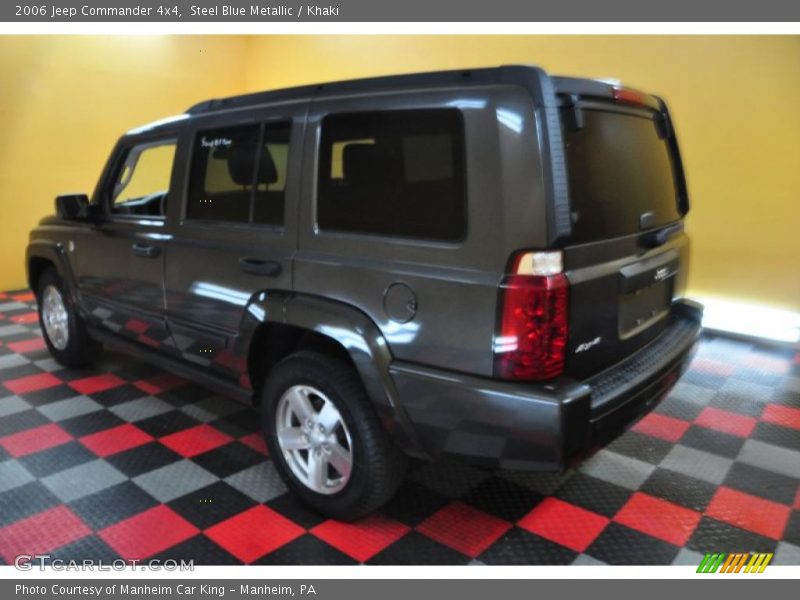 Steel Blue Metallic / Khaki 2006 Jeep Commander 4x4