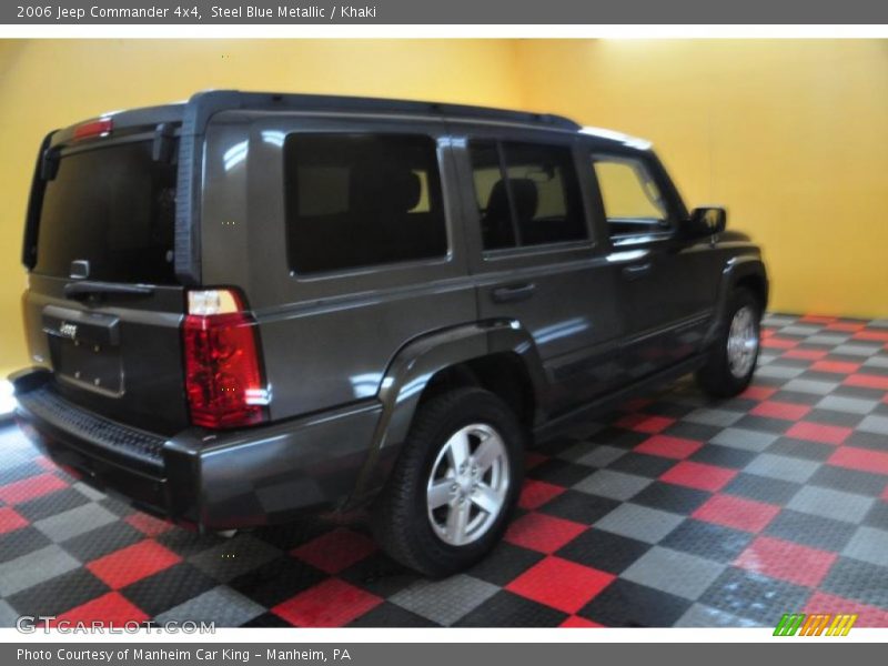 Steel Blue Metallic / Khaki 2006 Jeep Commander 4x4