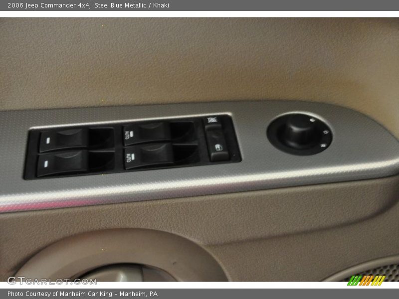Steel Blue Metallic / Khaki 2006 Jeep Commander 4x4